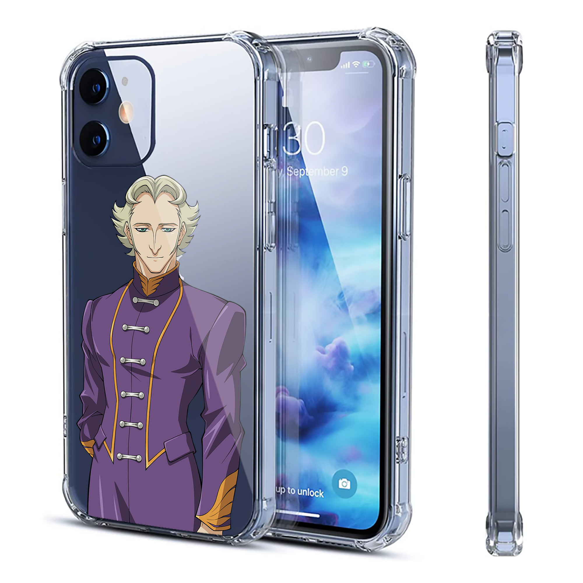 （画像用） 遊☆戯☆王 Yu-Gi-Oh! 【iPhone 12シリーズ対応】透明スマホケース（クリアソフトケース）